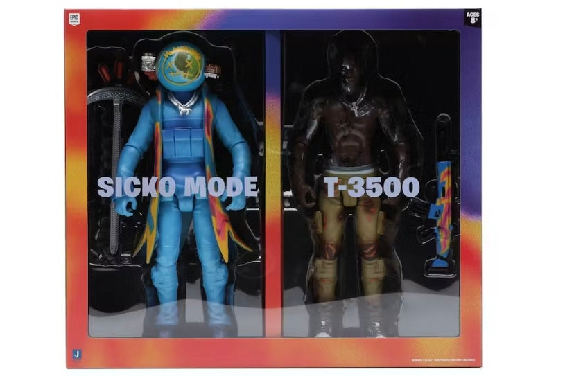 Travis Scott - Cactus Jack Fortnite 12"
Action Figure Duo Set