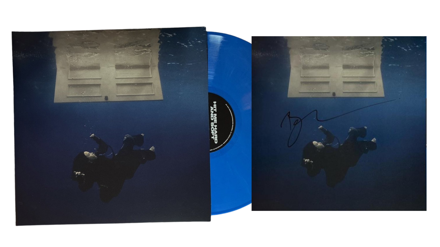 Billie Eilish - Hit Me Hard And Soft - Blue (Autographed/Signed Insert) - Vinyl