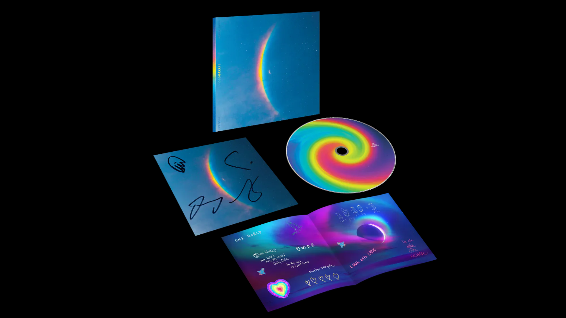 Coldplay/Moon Music  SIGNED ART CARD CD - BeatRelease