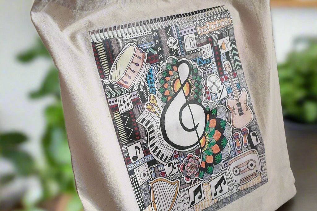 BeatRelease Doodle No. 1 Tote Bag - BeatRelease