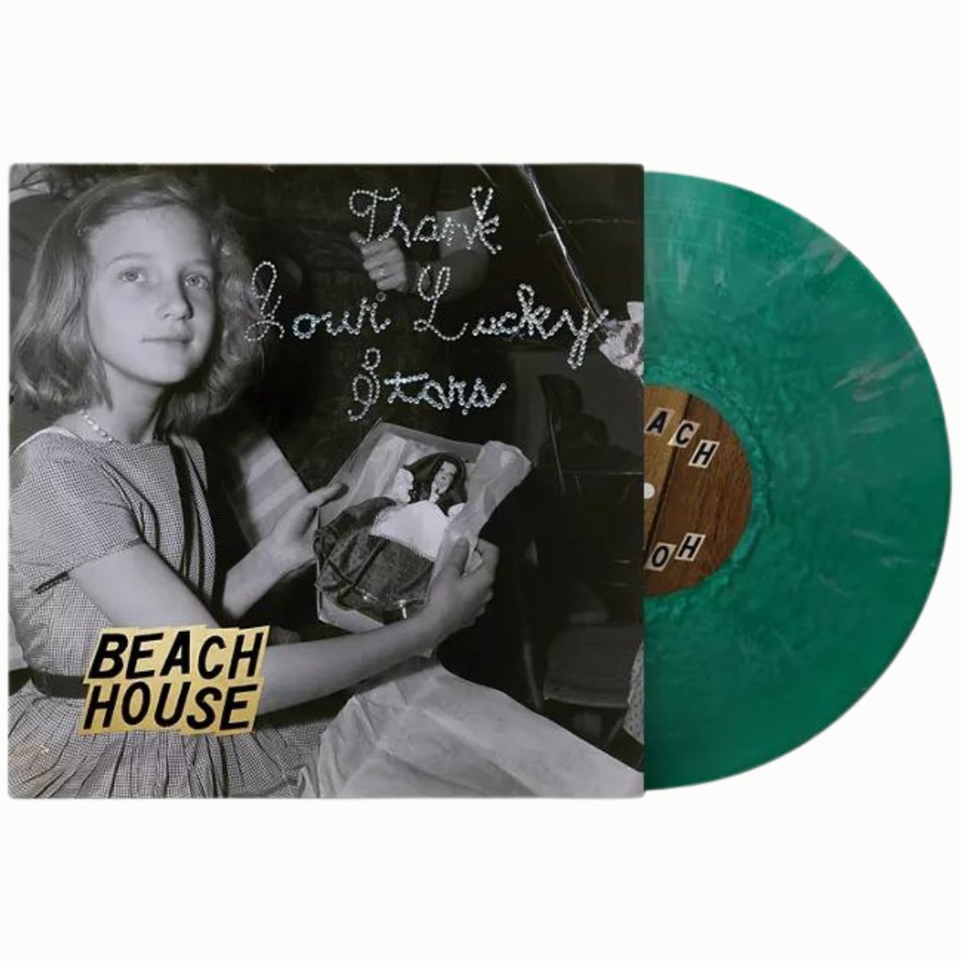 Beach House - Thank Your Lucky Stars - Green with Metallic Silver Vinyl - BeatRelease