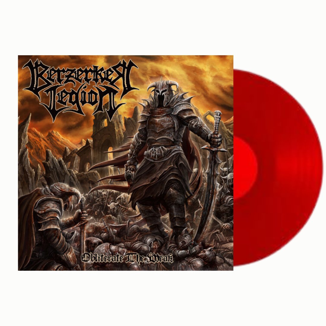 Berzerker Legion - Obliterate The Weak - Red Vinyl - BeatRelease