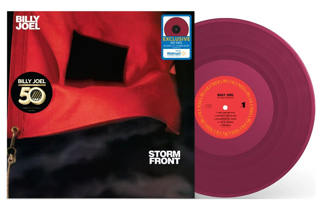 Billy Joel - Storm Front - Red - BeatRelease