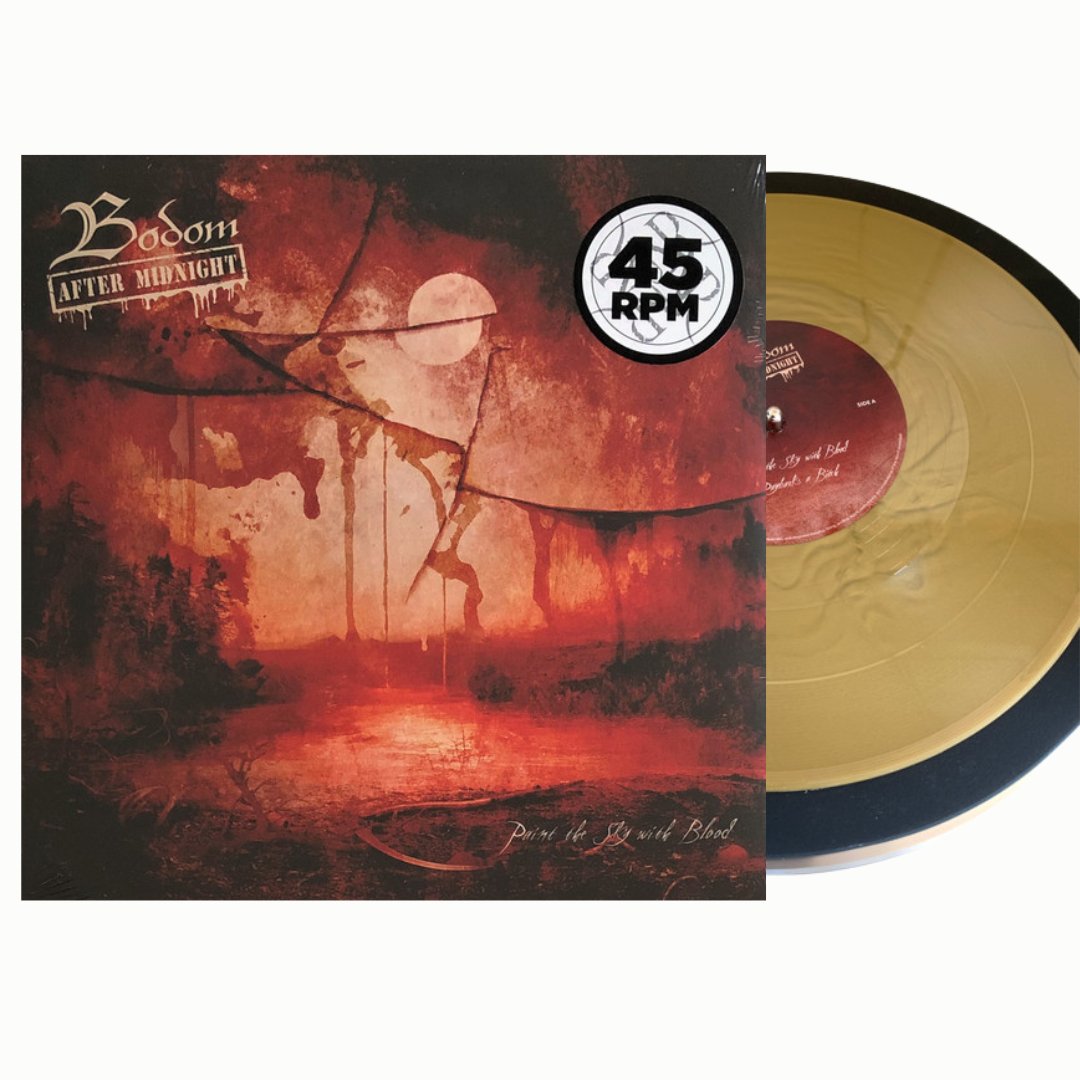 Bodom After Midnight - Paint the Sky with Blood - Gold 10" Vinyl - BeatRelease