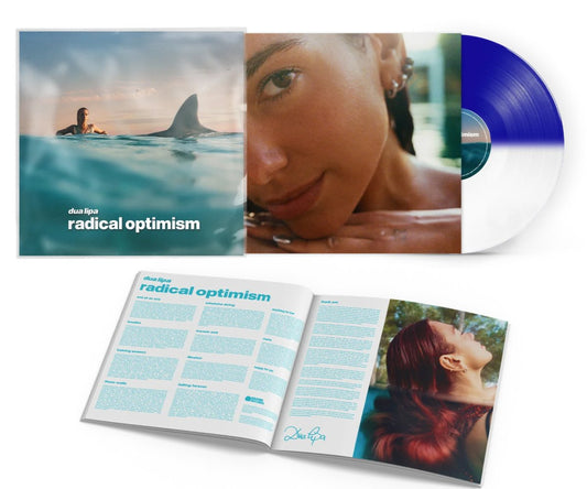 Dua Lipa – Radical Optimism - Blue/White Split - Autographed - BeatRelease