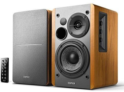 Edifier R1280DB Bluetooth Wireless 2.0 Book Shelf Speakers - 42 Watts Wood Grain - BeatRelease