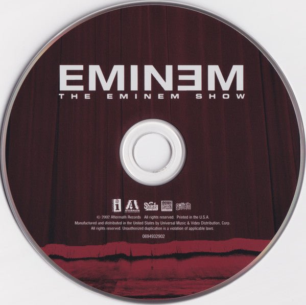 Eminem - The Eminem Show - CD + DVD - '02 Original Pressing - Used - BeatRelease