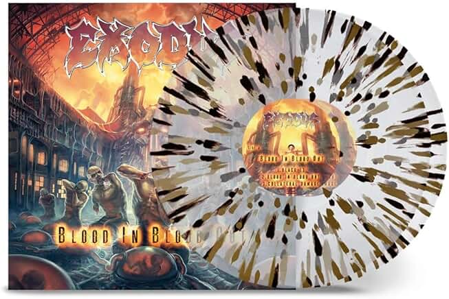 Exodus- Blood in Blood Out (10th Anniversary) Clear Gold Black Splatter- Clear - BeatRelease