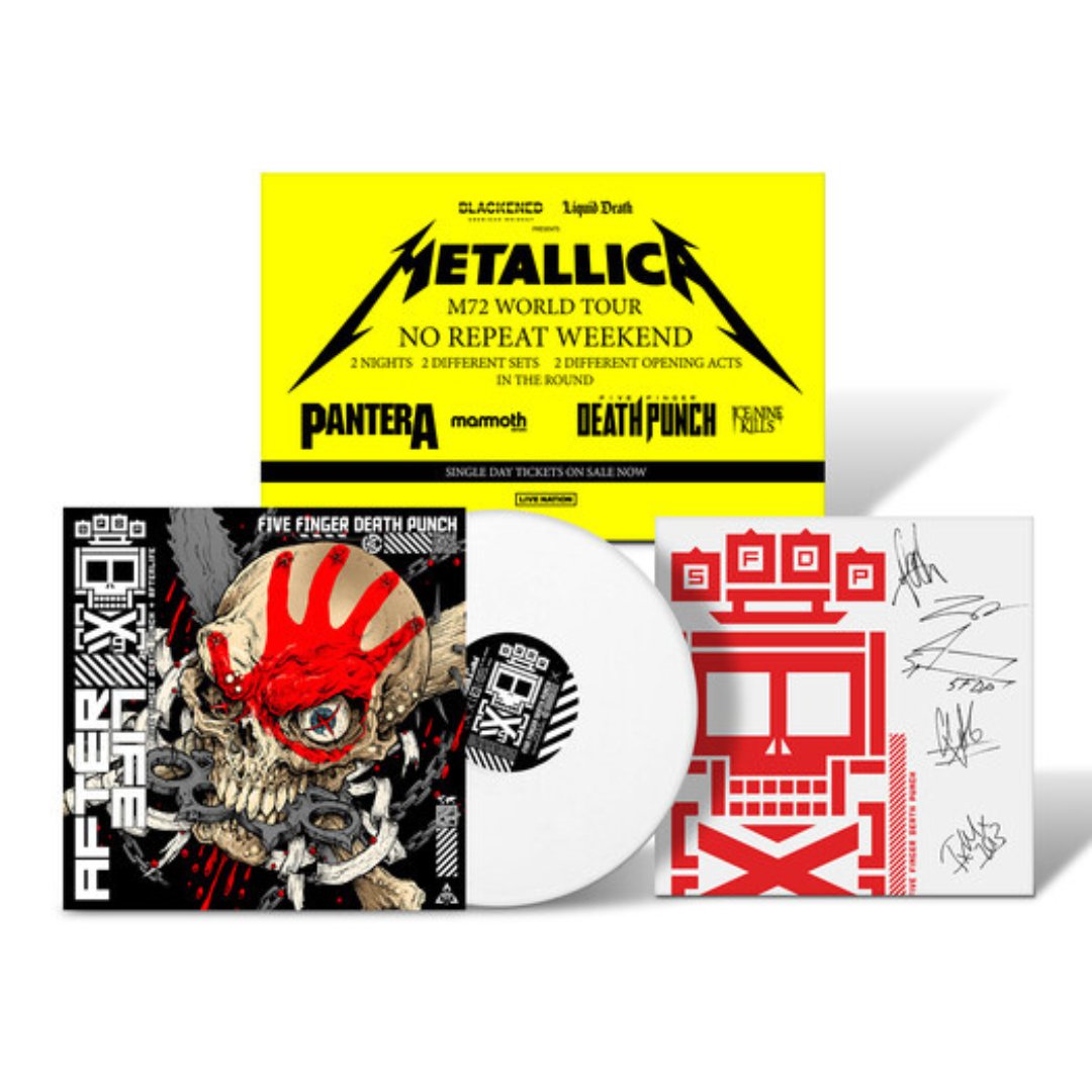 Five Finger Death Punch - AfterLife (Tour Edition) - White - BeatRelease