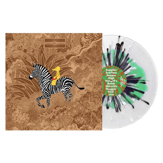 Freddie Gibbs & Madlib – Piñata - Clear w/ Green/Black/White Splatter - RSD 2024 - BeatRelease