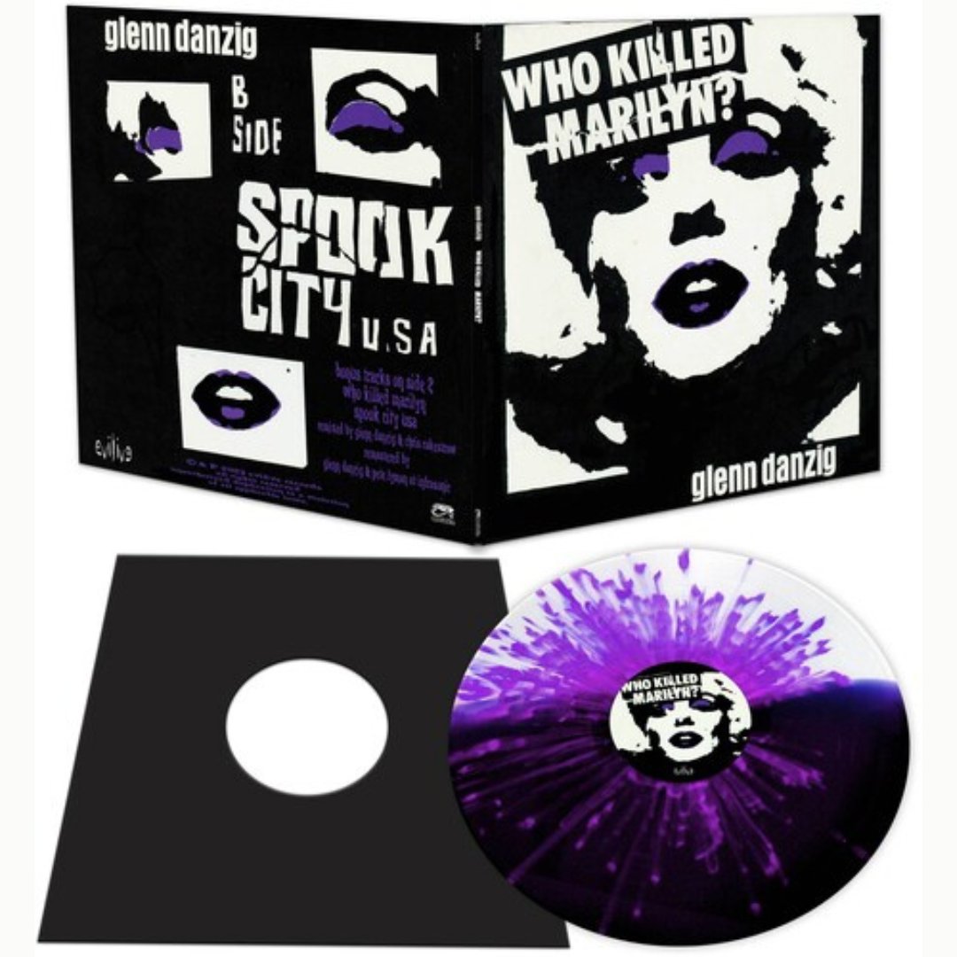 Glenn Danzig - Who Killed Marilyn? - Black & White / Purple Splatter Vinyl - BeatRelease