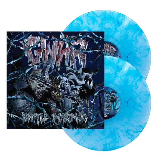 GWAR - Battle Maximus (10th Anniversary) - Crystal Blue w/Dark Blue Swirl - BeatRelease