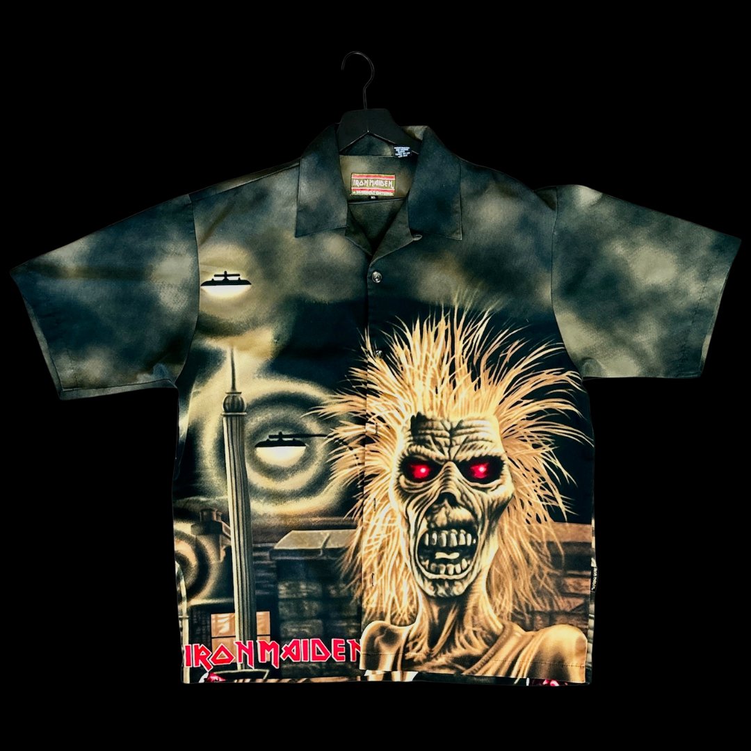 Iron Maiden - Buton Up - Early 00s - XL - BeatRelease