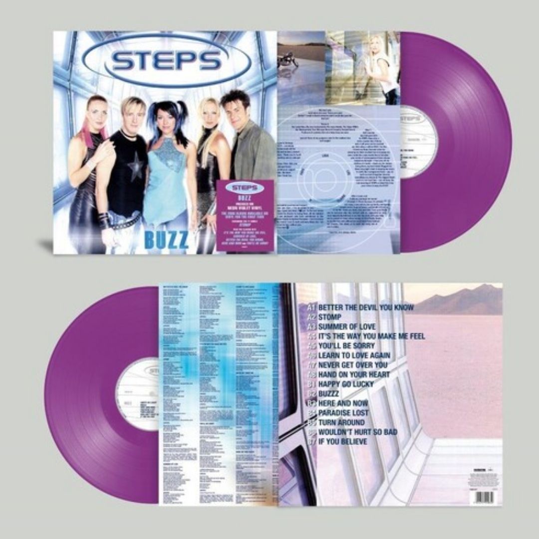 The Steps - Buzz - 140-Gram Neon Violet Colored - BeatRelease