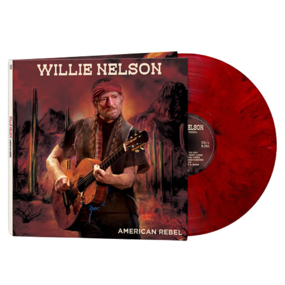 Willie Nelson - American Rebel - RED MARBLE - Red Vinyl - BeatRelease